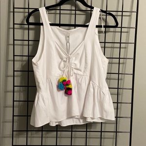 Zara BabyDoll Top with Color Pop!
